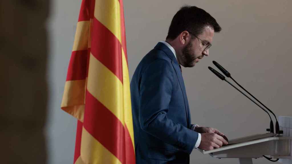 El candidato republicano a la Presidencia de la Generalitat, Pere Aragonès / EUROPAPRESS