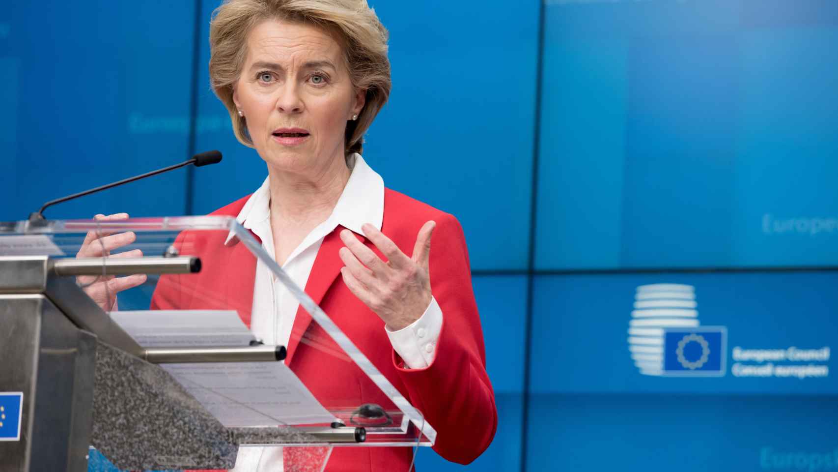 Ursula von der Leyen, presidenta de la Comisión Europea, con sede en Bruselas  / EP