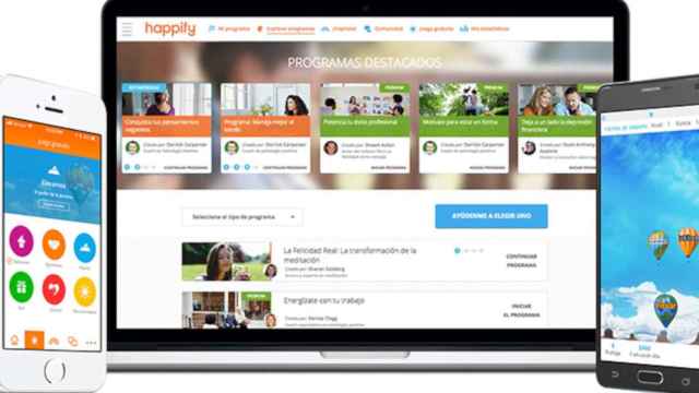 Interfaz de las plataforma de Happify y sus apps para móvil / HAPPIFY HEALTH