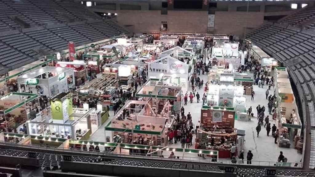 Vista aérea de los 'stands' de la feria BioCultura 2017 / CG