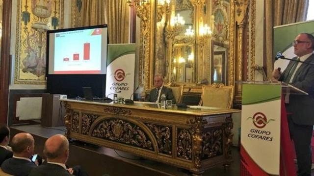 La presentación de los resultados del Grupo Cofares este miércoles en la Cámara de Comercio de Madrid
