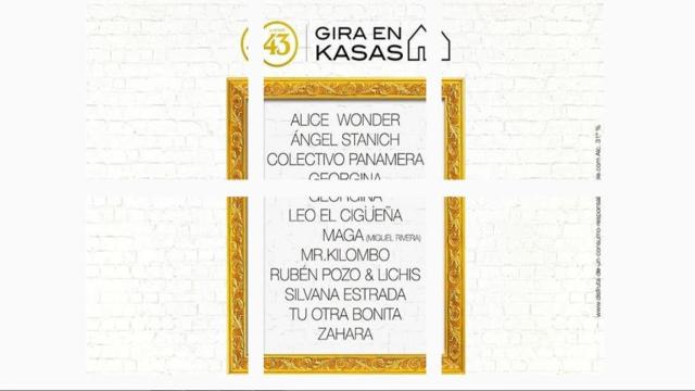Cartel de 43 Gira en Kasas 2019 / LICOR 43