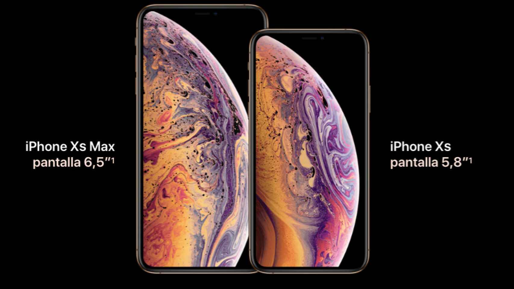 Los 'herederos' del iPhone X tienen pantallas mayores y su procesador es el novedoso chip A12 Bionic