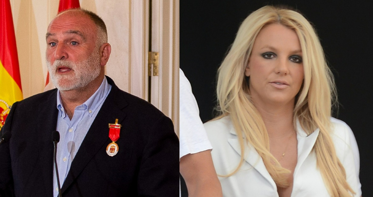 El chef José Andrés y la cantante Britney Spears /CD