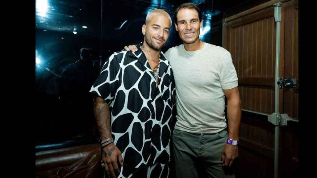 Rafa Nadal y Maluma 2