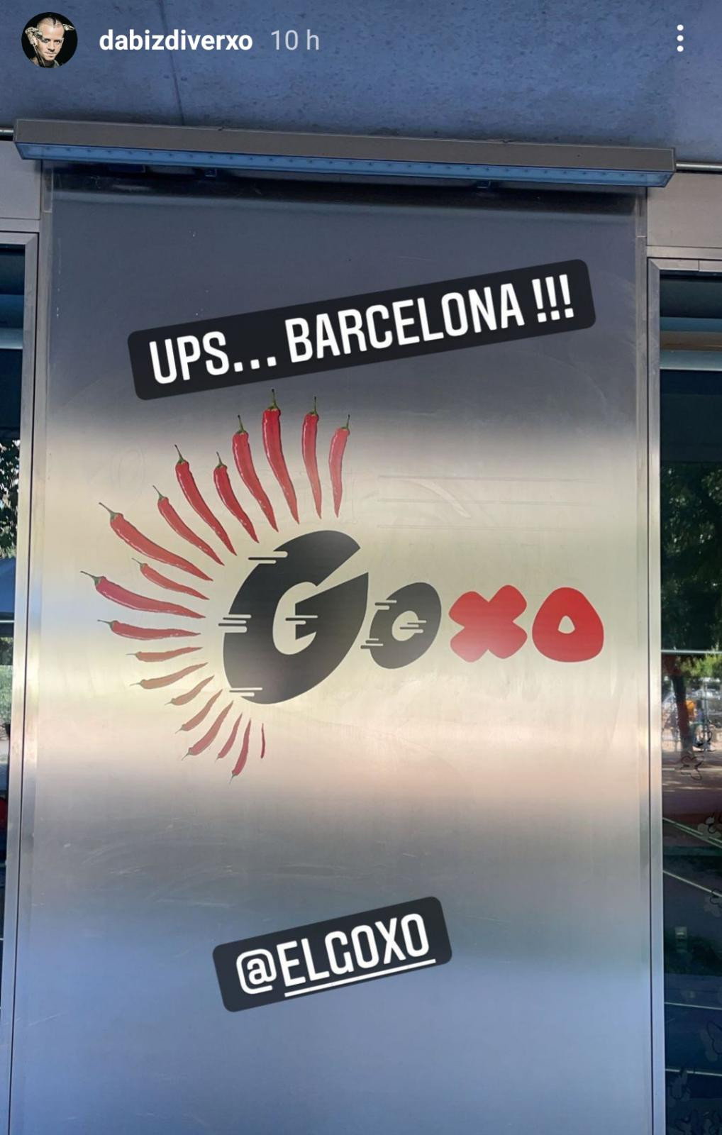 Cartel del GoXO de Barcelona / INSTAGRAM