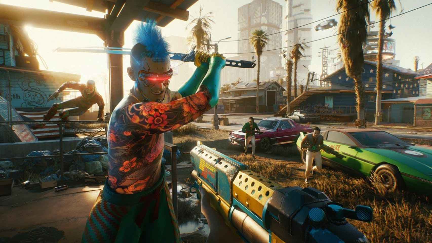 Captura del videojuego 'Cyberpunk 2077'