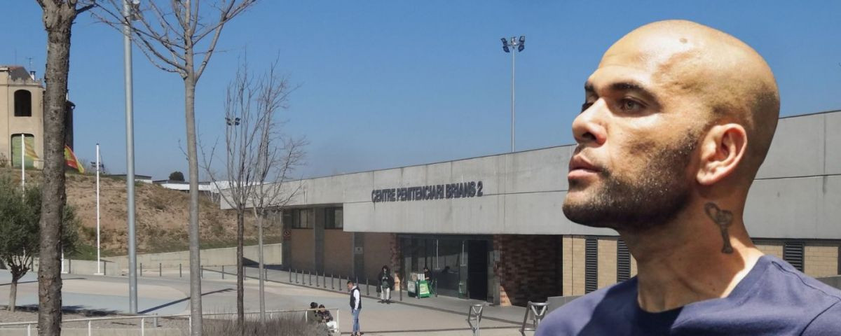 Fotomontaje de Dani Alves y del centro penitenciario Brians 2 / METRÓPOLI