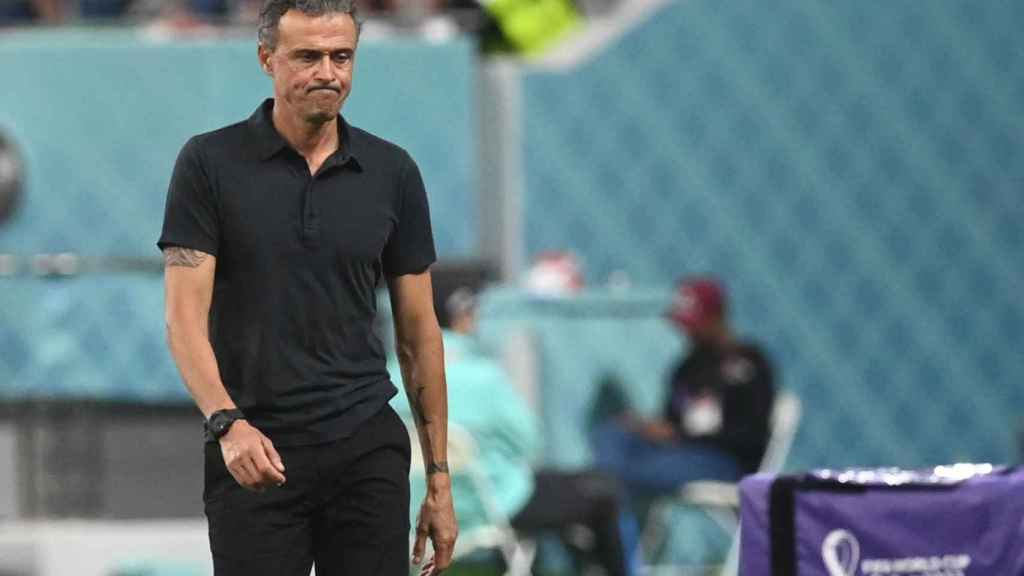 Luis Enrique lamenta la derrota de España ante Japón en el Mundial / EFE