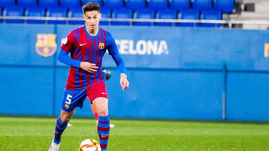 Mika Mármol, uno de los protagonistas del Barça B de Sergi Barjuan / FCB