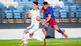 Ferran Jutglà, protagonista en ataque del Barça B en el Clásico de los filiales / FCB