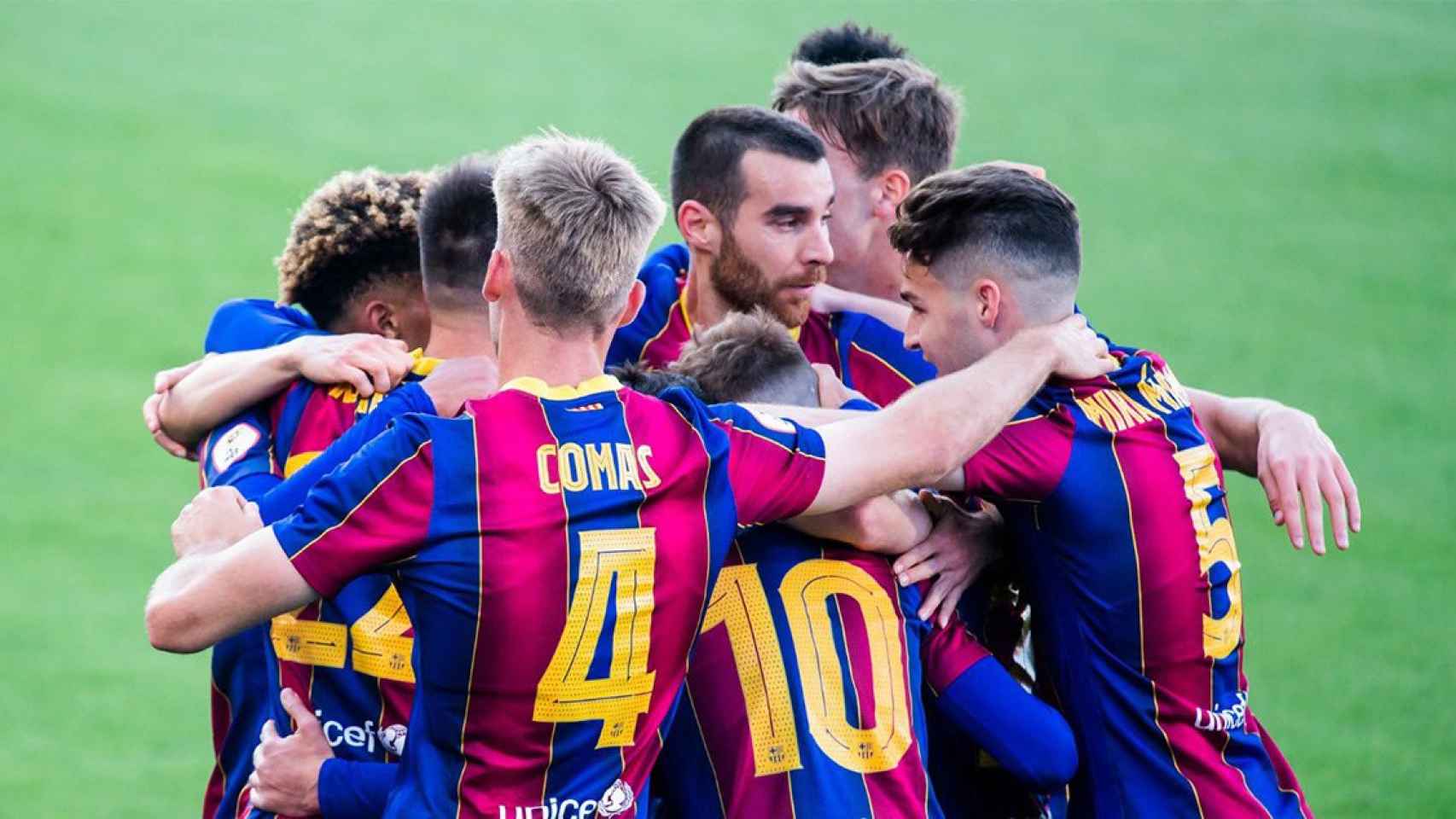 Los jugadores del Barça B ya conocen a su primer rival del play-off / FCB