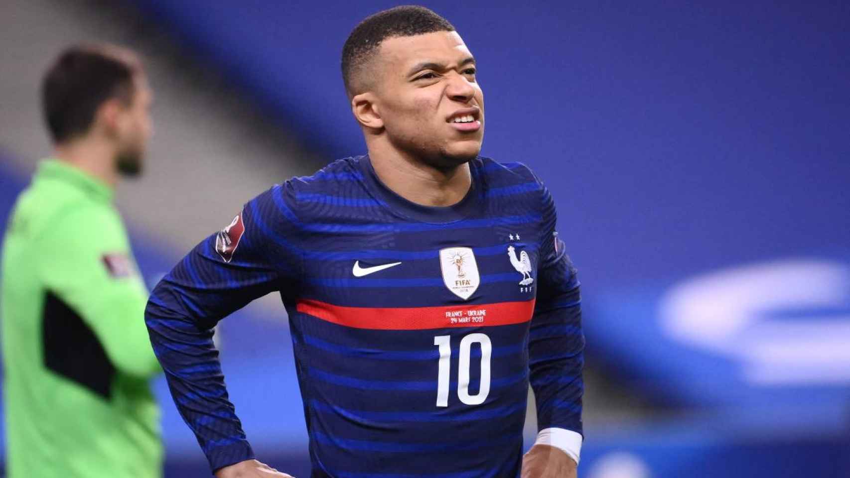 Kylian Mbappé con la selección de Francia / EFE