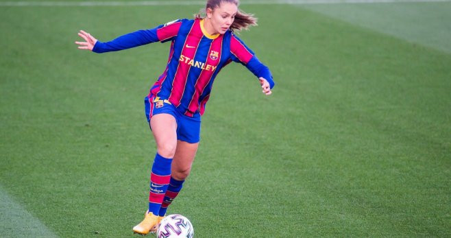 Lieke Martens marcó un hat-trick al Santa Teresa / FC BARCELONA