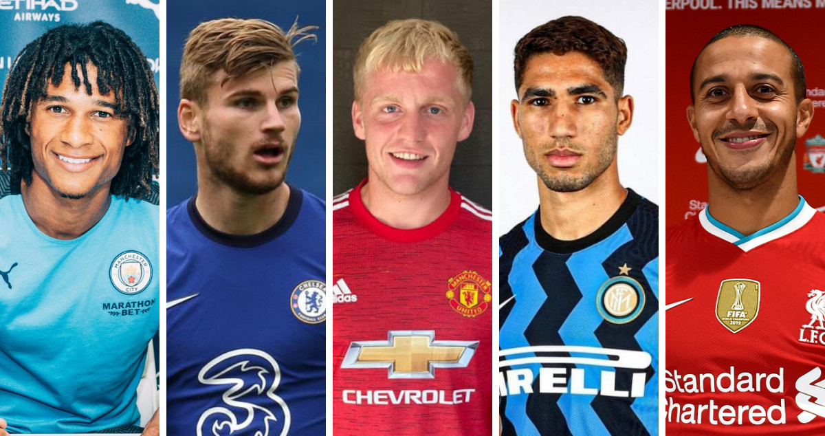 Ake, Werner, Van de Beek, Hakimi y Thiago en un fotomontaje / Culemania