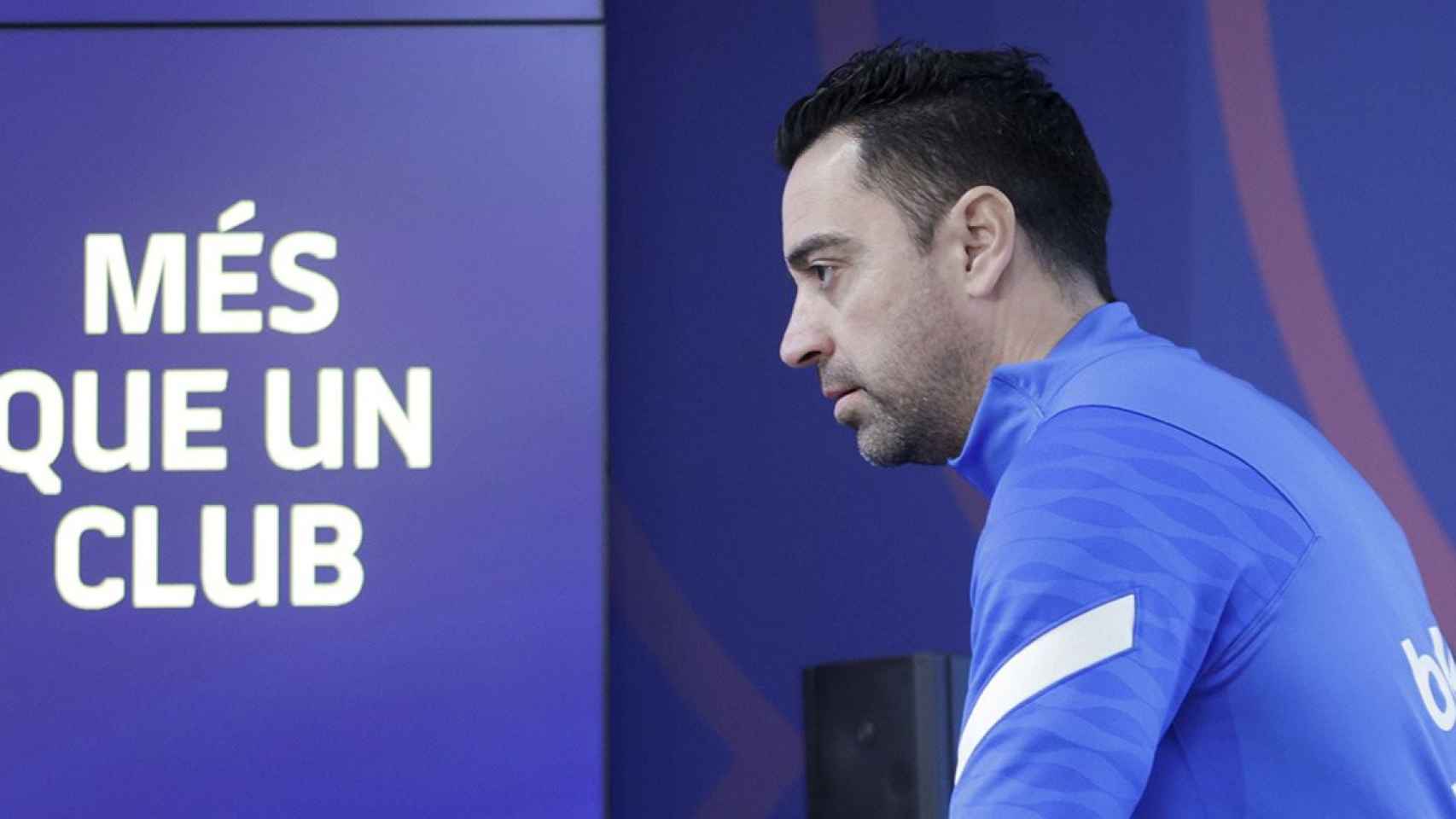 Xavi Hernández, realista con respecto al objetivo principal del Barça / EFE