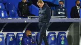 Ronald Koeman, cabizbajo tras caer contra el Getafe | EFE