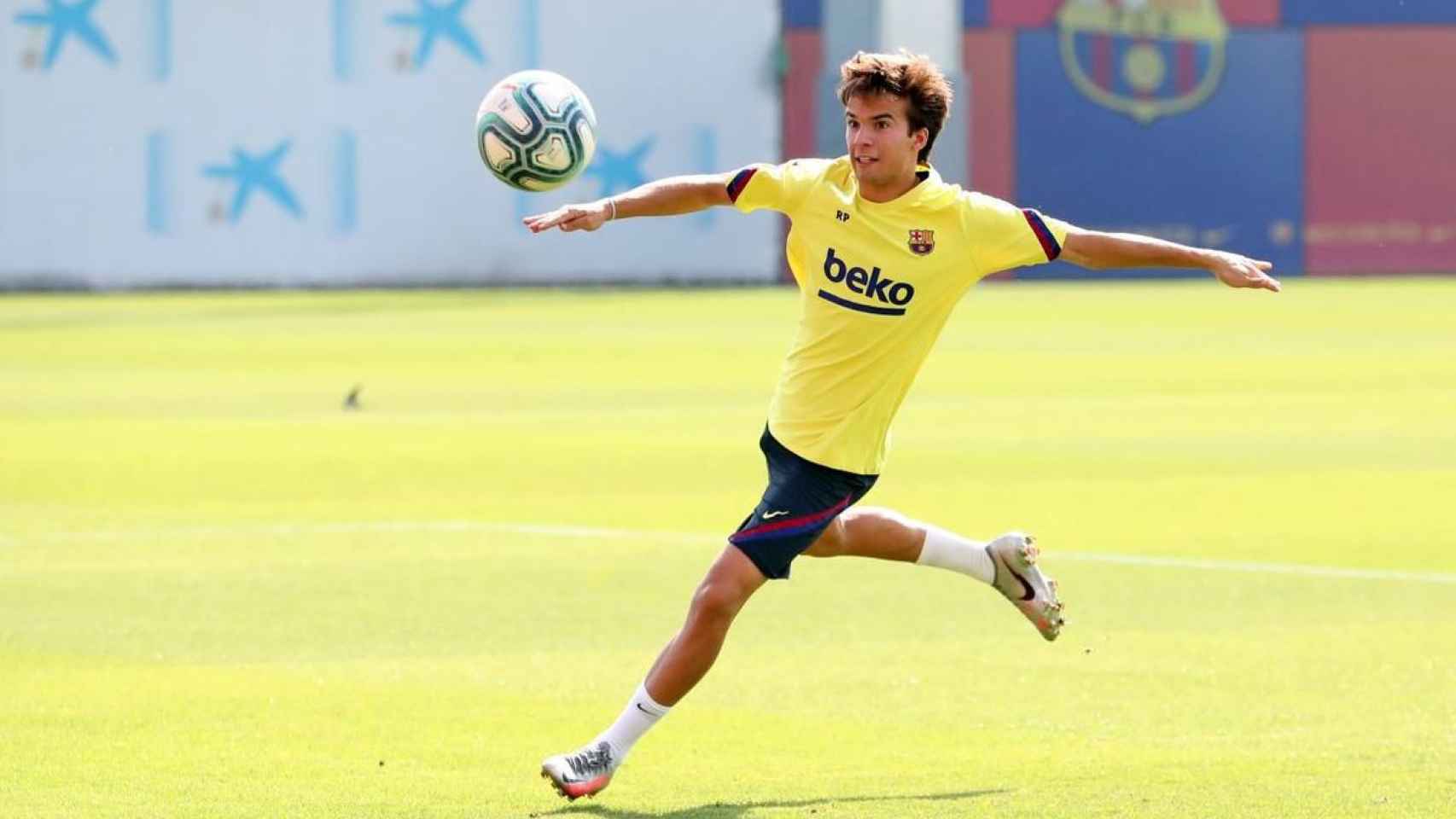 Riqui Puig durante un entrenamiento /FCB