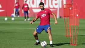 Luis Suárez durante un entrenamiento /FCB