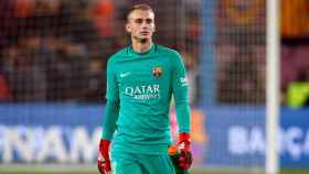 Cillessen en un partido del Barça / EFE