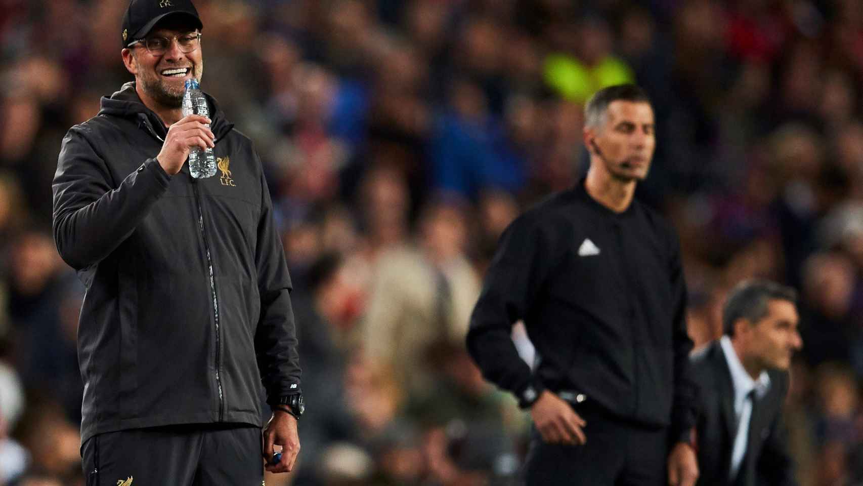 Una foto de Jürgen Klopp en el Camp Nou / EFE