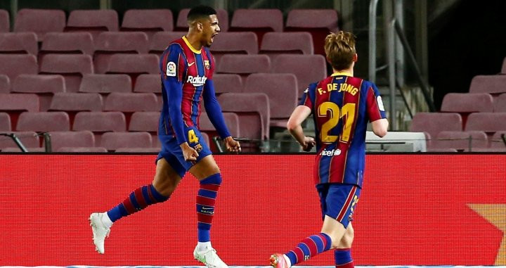 Araújo, celebrando su gol ante el Getafe | EFE