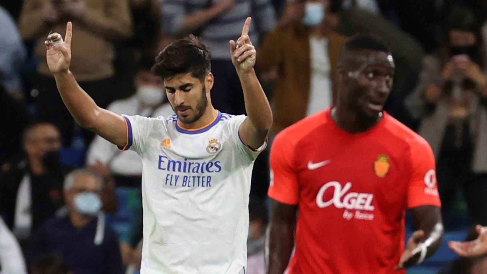 La noche goleadora de Marco Asensio, en unMadrid-Mallorca / EFE