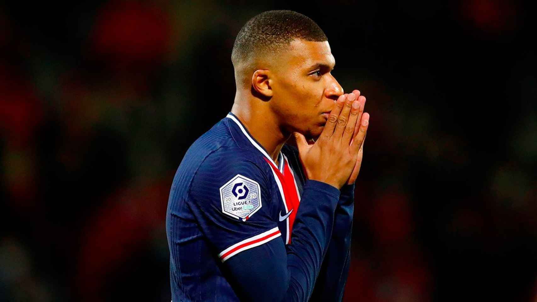 Kylian Mbappé en un partido con el PSG la pasada temporada / EFE