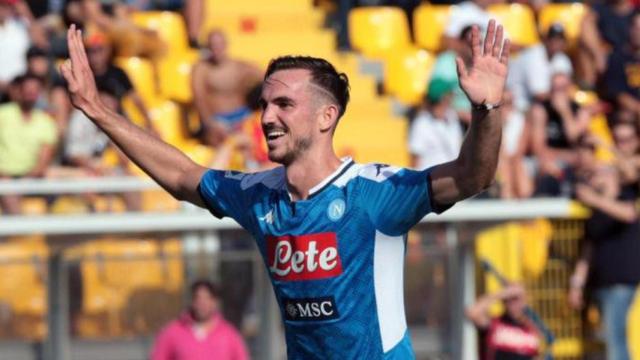 Fabián en un encuentro con el Nápoles /REDES