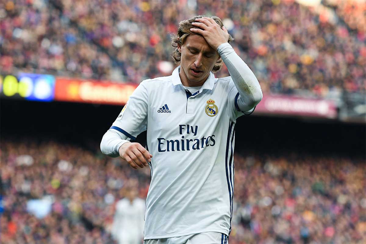 Luka Modric, en un partido con el Real Madrid | EFE