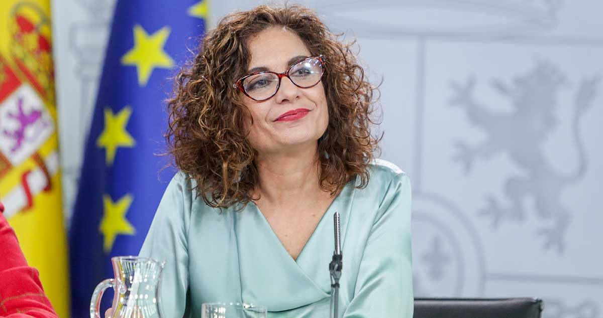 La ministra de Hacienda y Portavoz del Gobierno, María Jesús Montero, quien ha informado sobre la reforma del delito de sedición / EFE