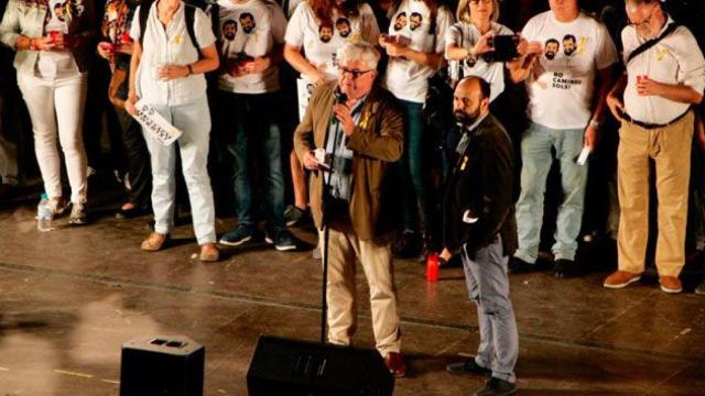 Los vicepresidentes de la ANC y Òmnium Cultural, Agustí Alcoberro y Marcel Mauri / EFE