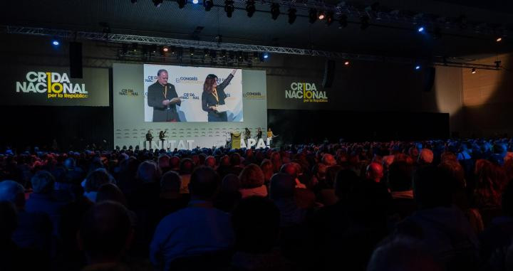 Acto de fundación de la Crida Nacional per la República en el Fórum de Barcelona / CRIDA NACIONAL