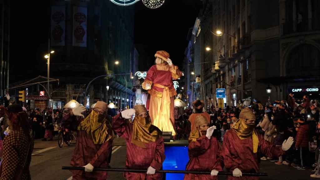 Cabalgata de los Reyes Magos de Barcelona de 2022, que este año no se celebrará en Sarrià-Sant Gervasi, por motivos económicos / PABLO MIRANZO