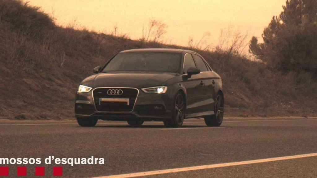 Coche captado por el control de velocidad de la C-14 circulando a más de 180 kilómetros por hora en un tramo limitado a 90 / MOSSOS