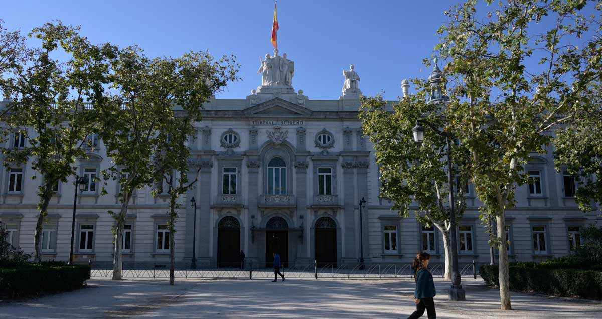 Fachada del Tribunal Supremo, que ha descartado la suspensión cautelar de los acuerdos de la JEC que retiraron el escaño a Juvillà / EUROPA PRESS