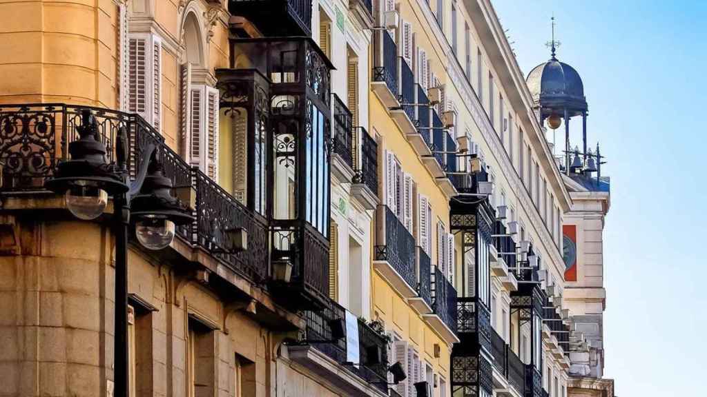 Fachada de un edificio urbano