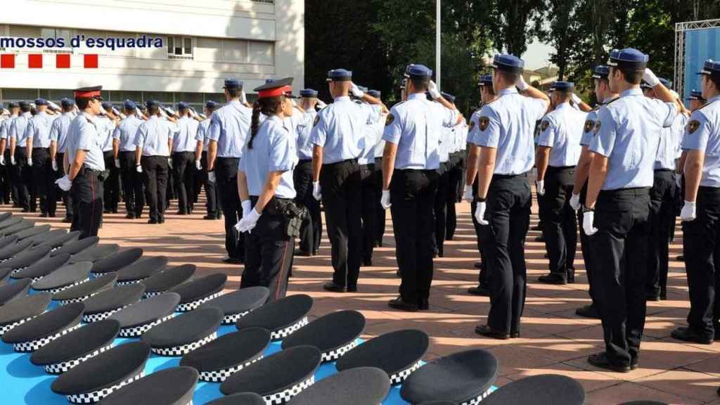 Oposiciones de candidatos a Mossos d'Esquadra, imagen de archivo