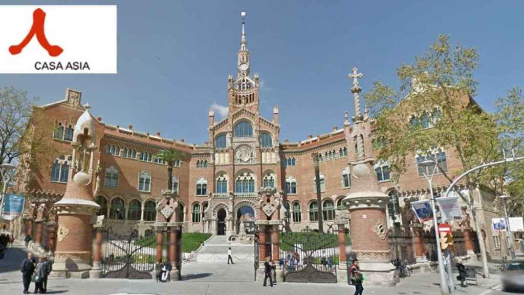 Hospital de Sant Pau, sede de Casa Asia, en Barcelona.