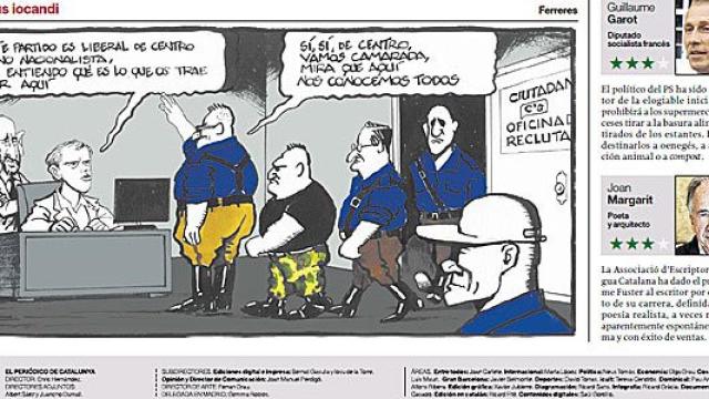 Viñeta de Ferreres publicada por 'El Periódico' en la jornada de reflexión de las elecciones municipales del 24M