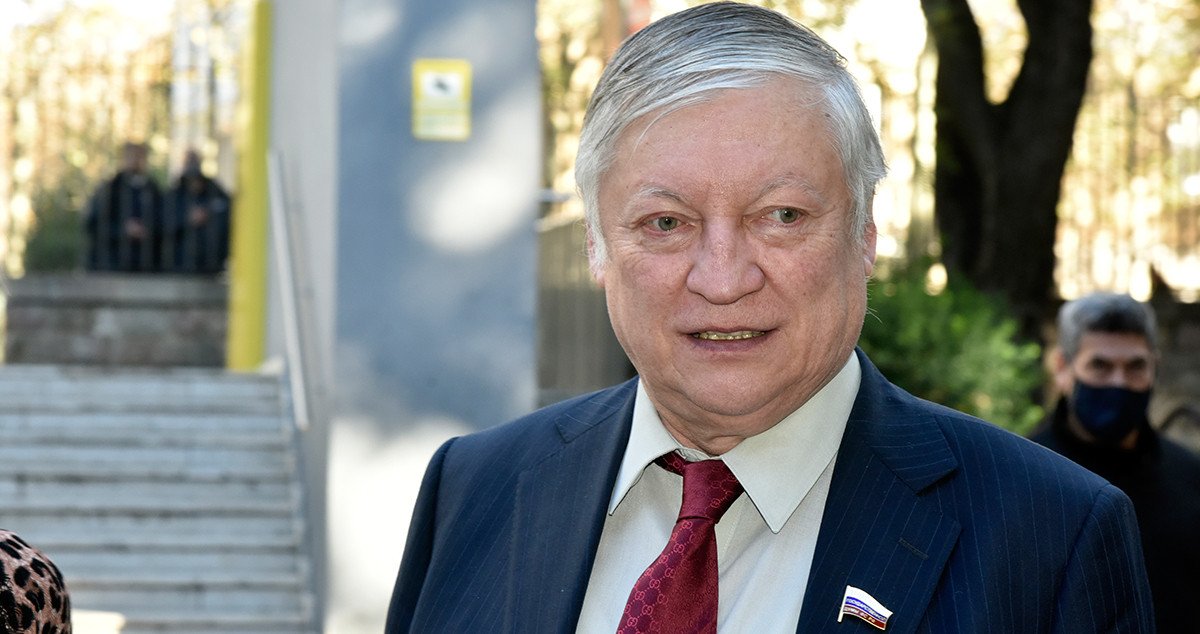 El ajedrecista Anatoli Karpov / EUROPA PRESS