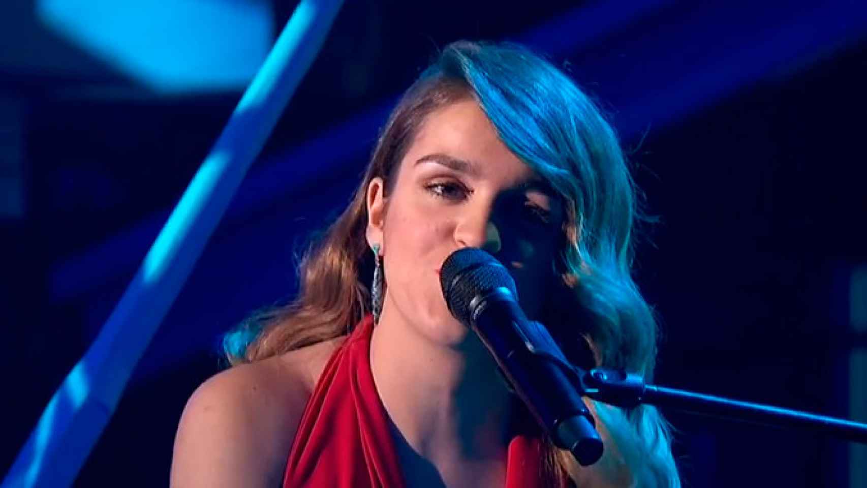 Amaia, durante su actuación en la final de Operación Triunfo 2017