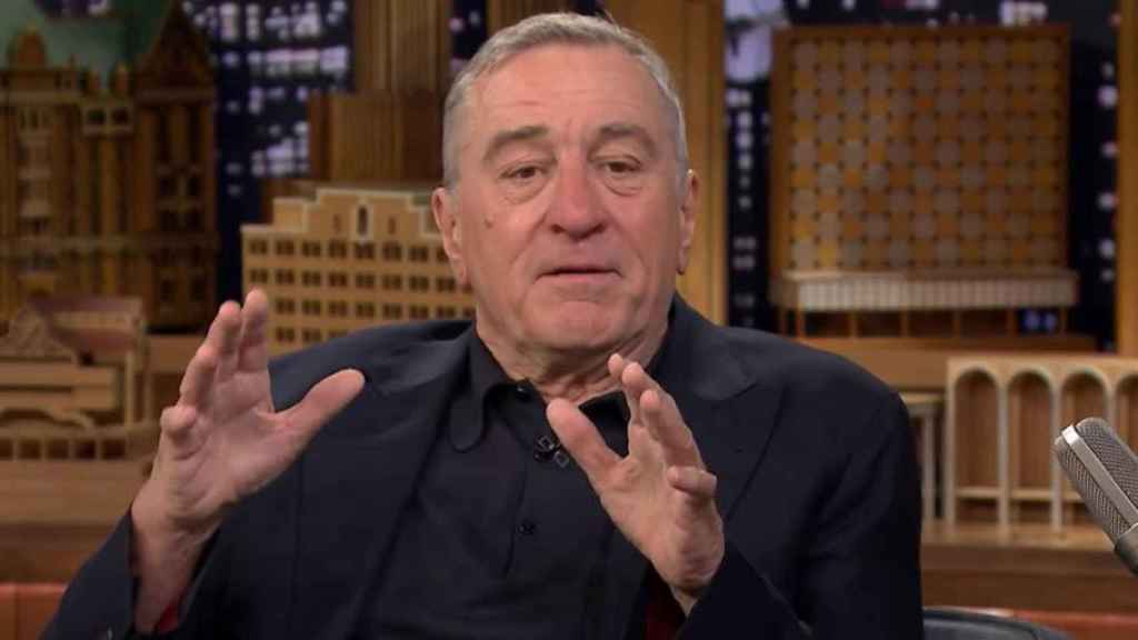 El actor Robert De Niro, en un programa de televisión.