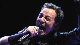 Bruce Sprinsgteen durante un concierto en Barcelona.