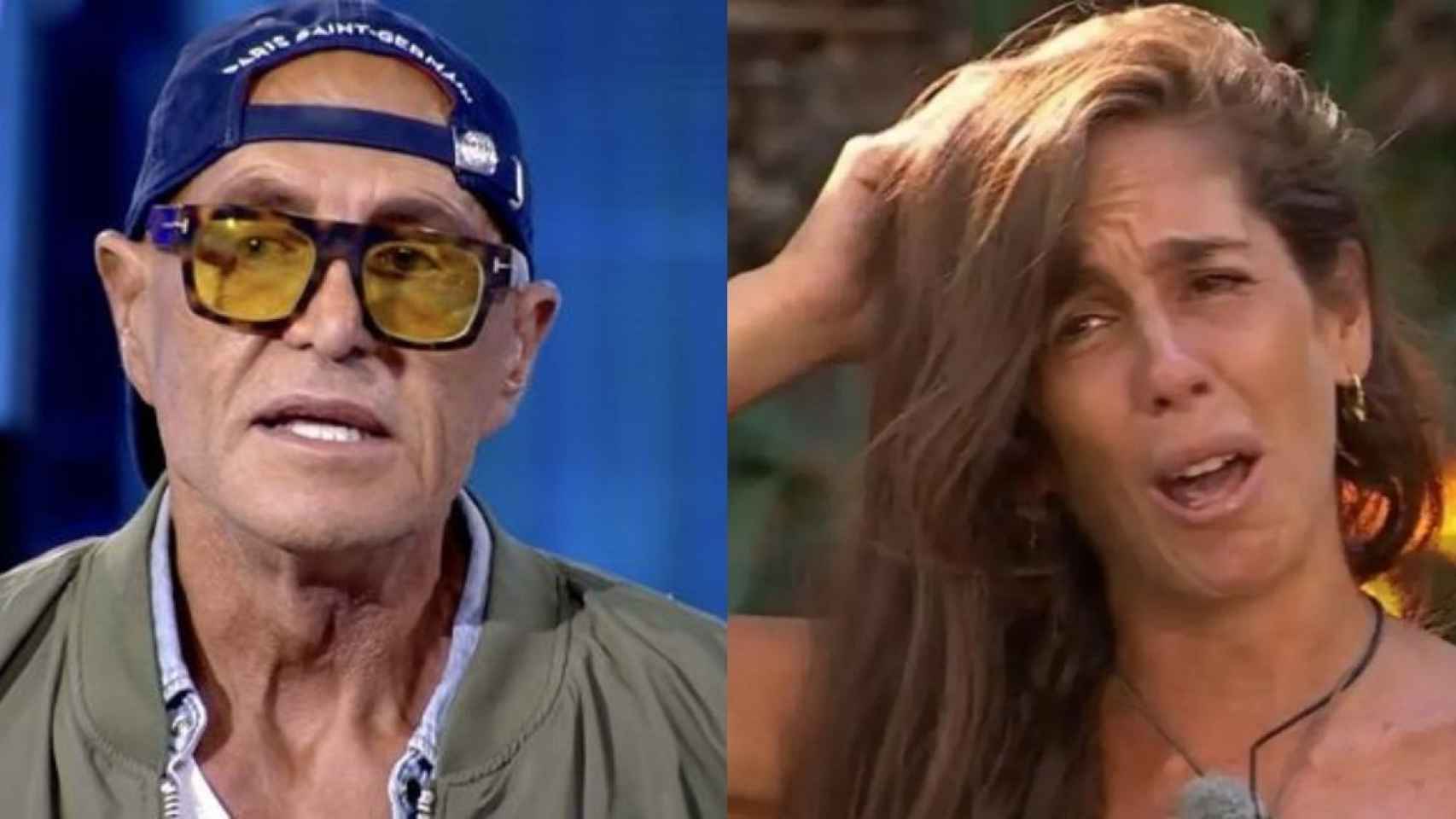 Kiko Matamoros y Anabel Pantoja en 'Supervivientes' / MEDIASET