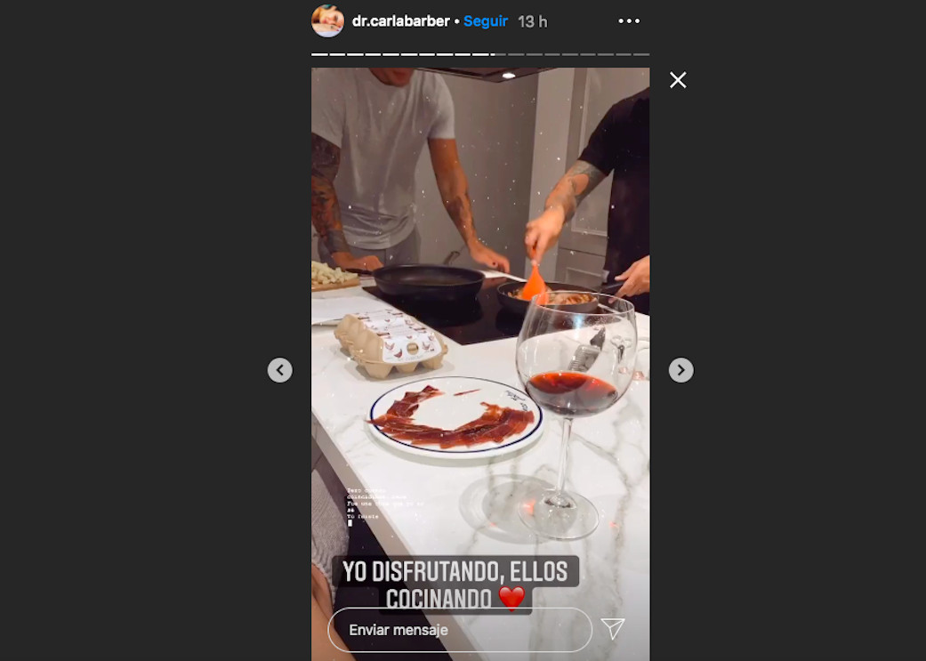 La prueba de Carla Barber para demostrar que sigue con Diego Matamoros / INSTAGRAM