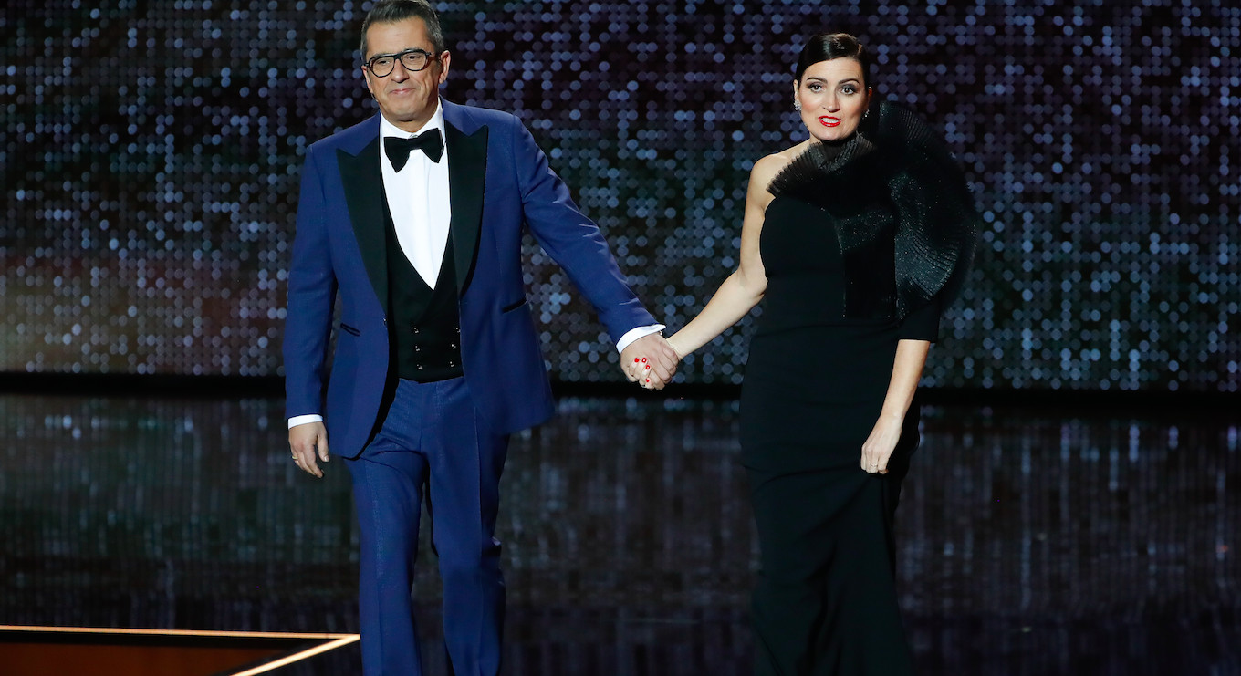 Silvia Abril y Andreu Buenafuente presentando la gala de los Goya / AGENCIAS