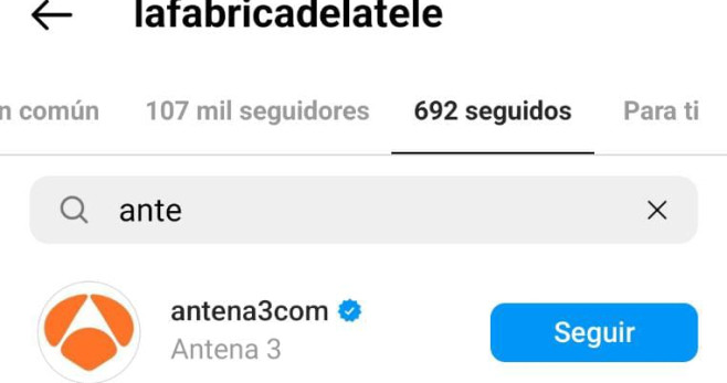 La fábrica de la tele sigue a Antena 3 / INSTAGRAM