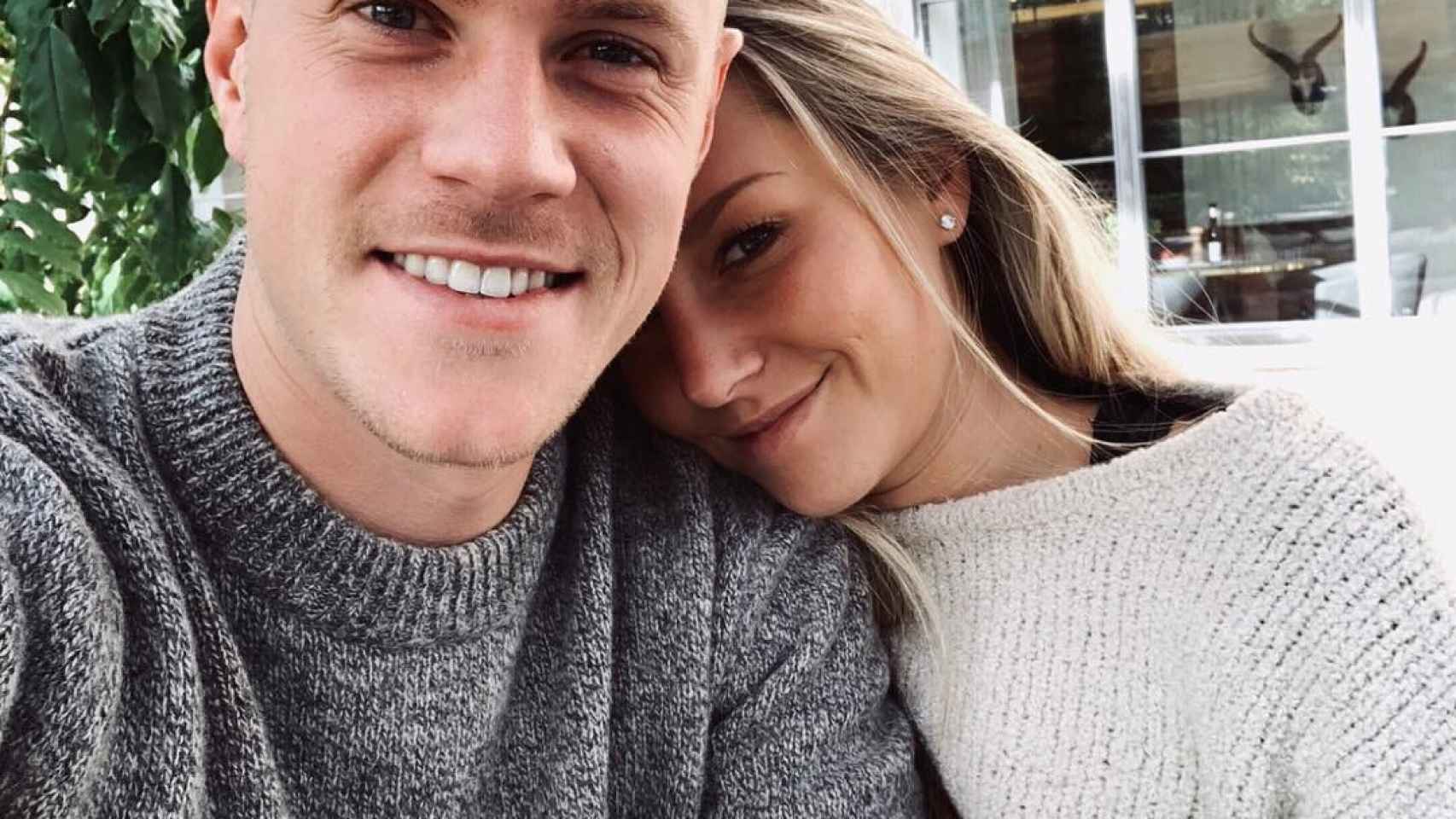 Dani ter Stegen y su marido, Marc-André, se muestran acaramelados en redes sociales / INSTAGRAM