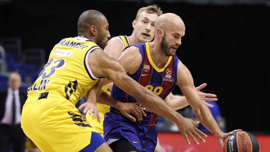 Calathes, en una acción ante el Alba de Berlín | FCB